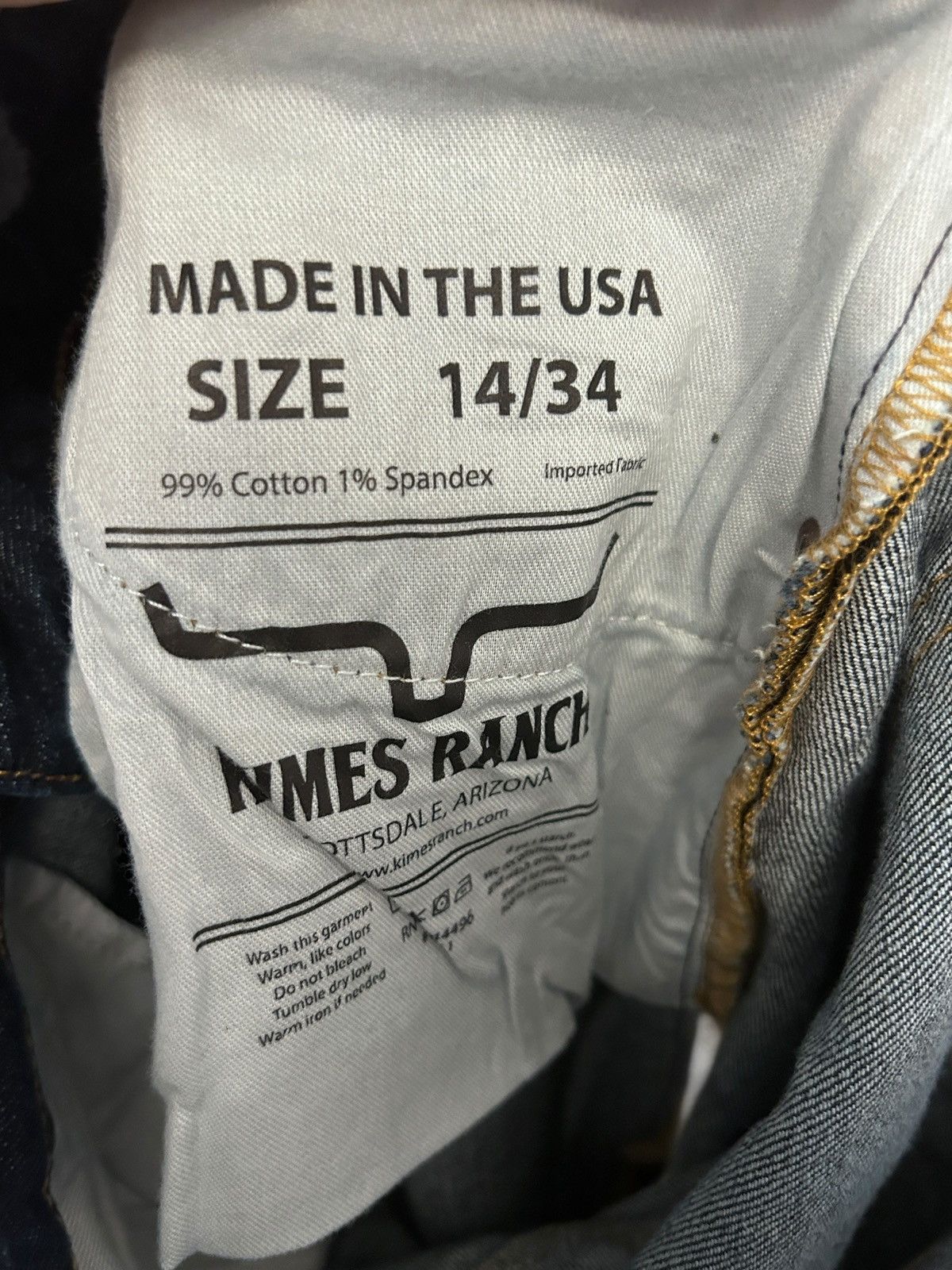 Other New Kim’s Ranch Jennifer dark wash super flare jeans 14/34 Size 36" / US 14 / IT 50 - 6 Thumbnail