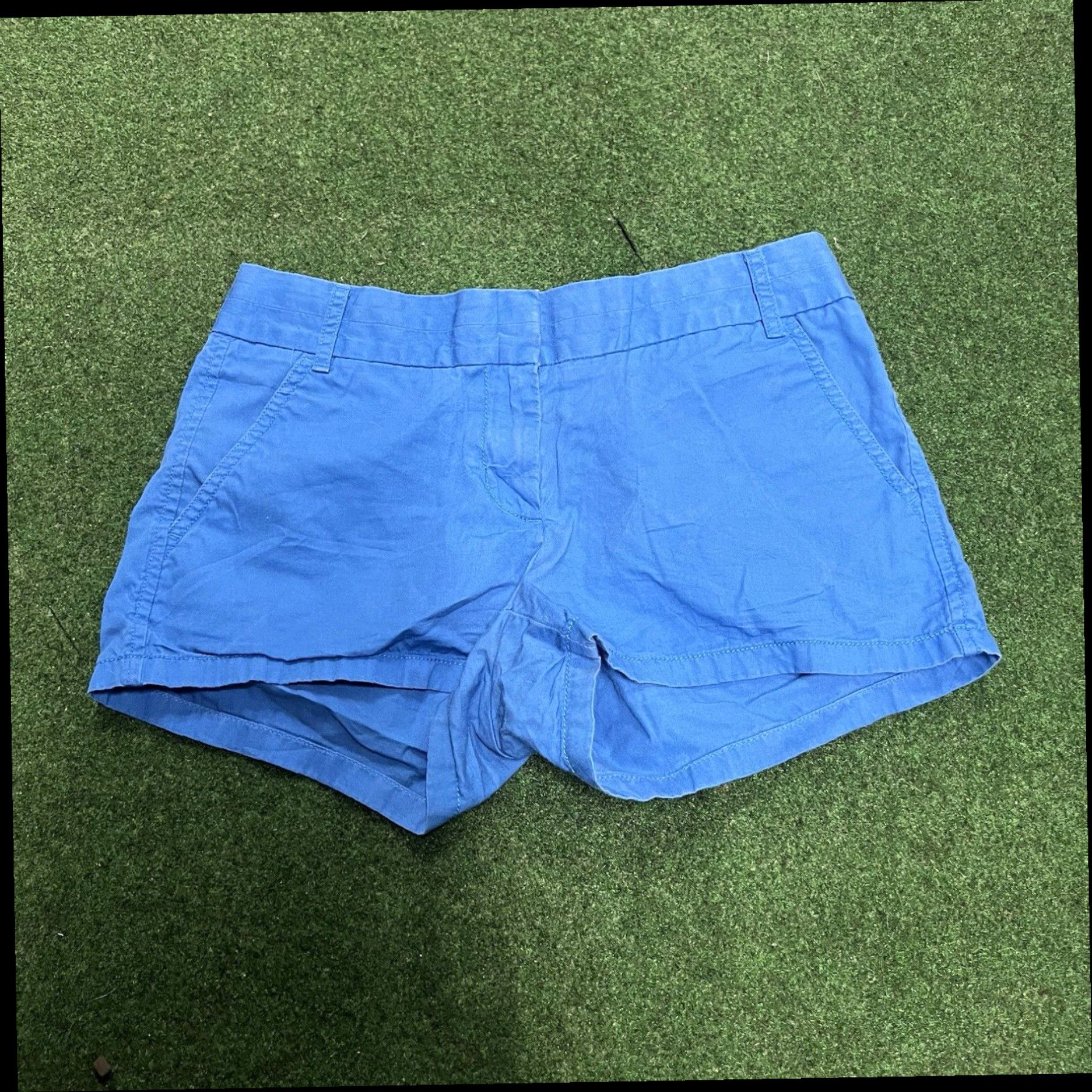 J.Crew J.Crew Chino Shorts, Size 0 Women's Blue Summer Ocean Beach Outdoors Size 25" / US 0 / IT 36 - 1 Thumbnail