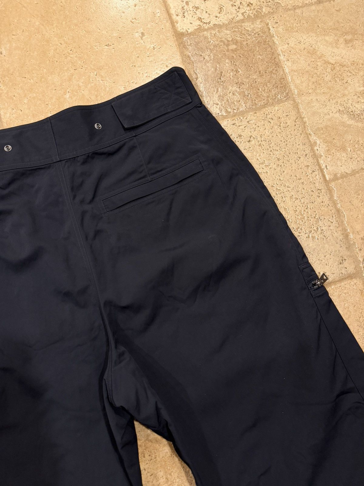 Bottega Veneta Bottega Veneta Tricot Multi Zip Cuff Cargo Black Nylon Pants Size US 34 / EU 50 - 8 Thumbnail