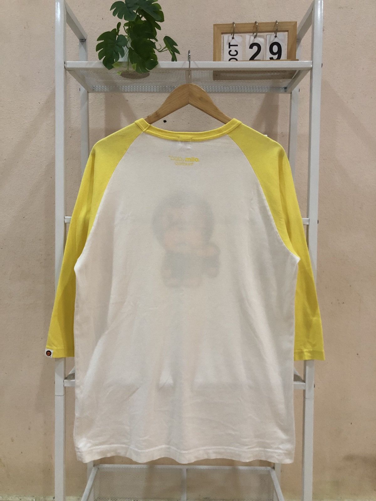 Bape OG 2005 Baby Milo Junk Foods Hamburger Raglan 3q Tee Size US L / EU 52-54 / 3 - 2 Thumbnail