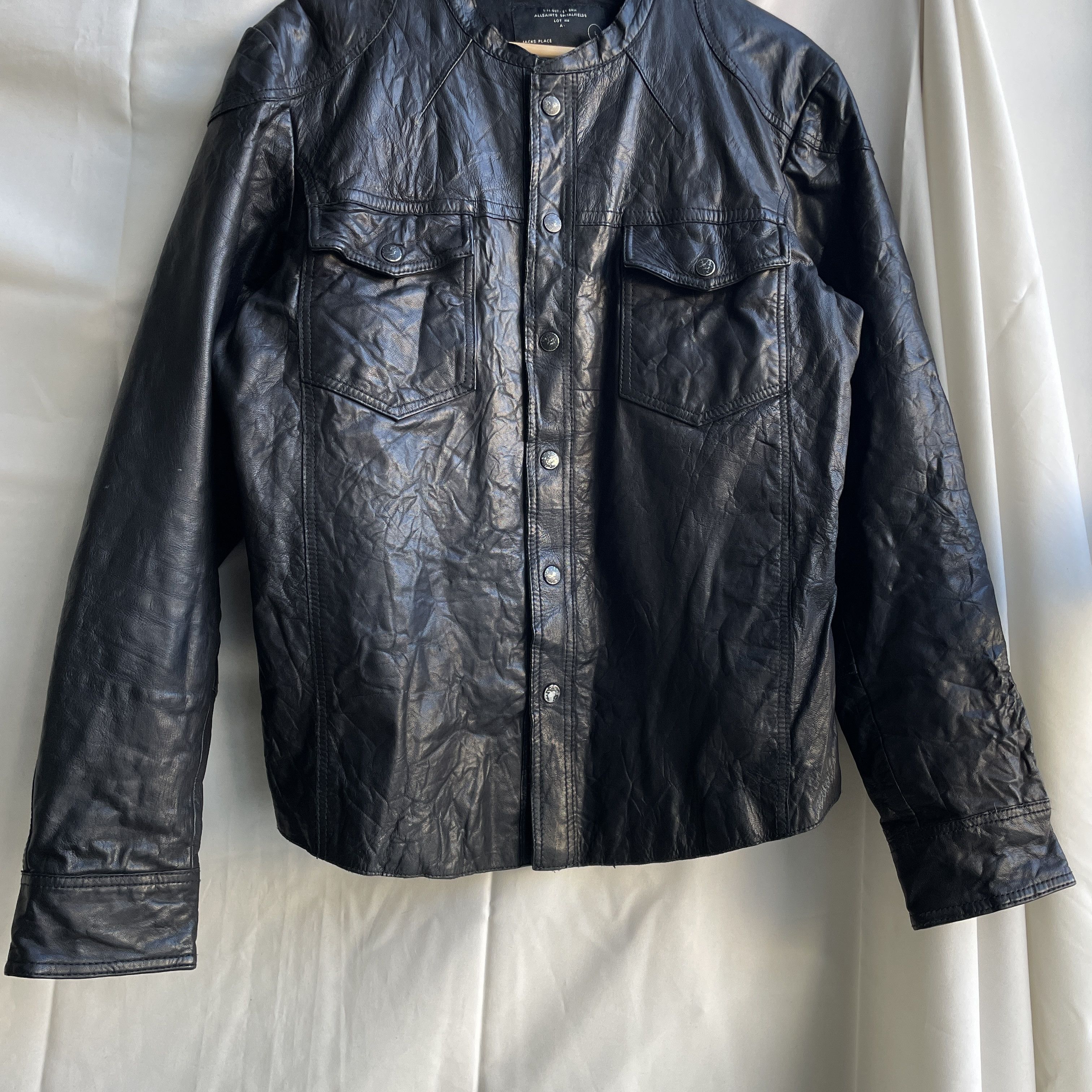 Allsaints Allsaints Leather Demon Shirt Size L Size US L / EU 52-54 / 3 - 5 Thumbnail