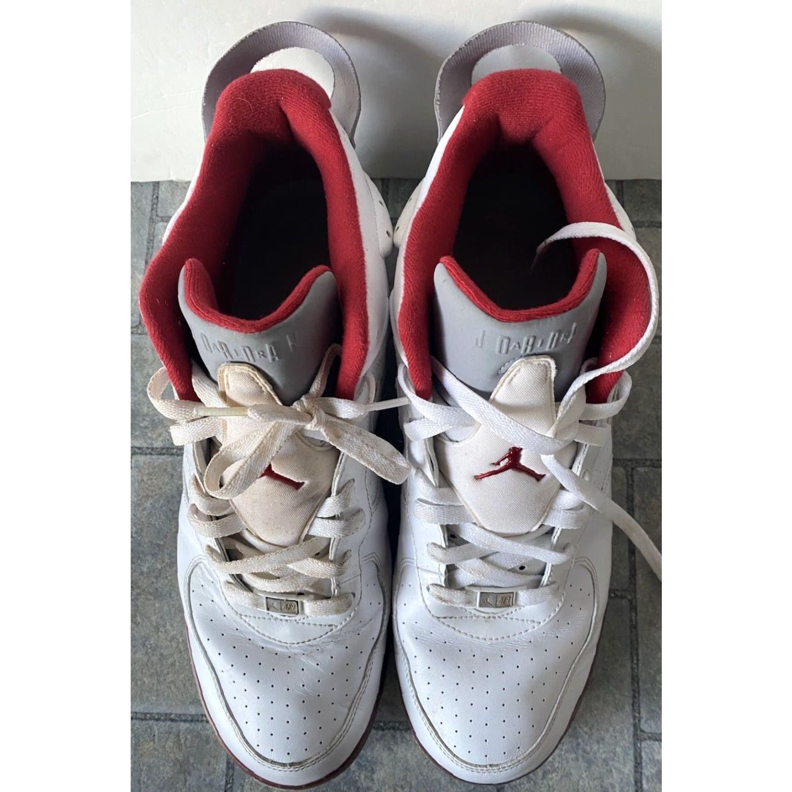Nike Nike Air Jordan Fusion Sneaker Men 15 White Red Gray 2009 343095161 Size US 15 / EU 48 - 4 Thumbnail
