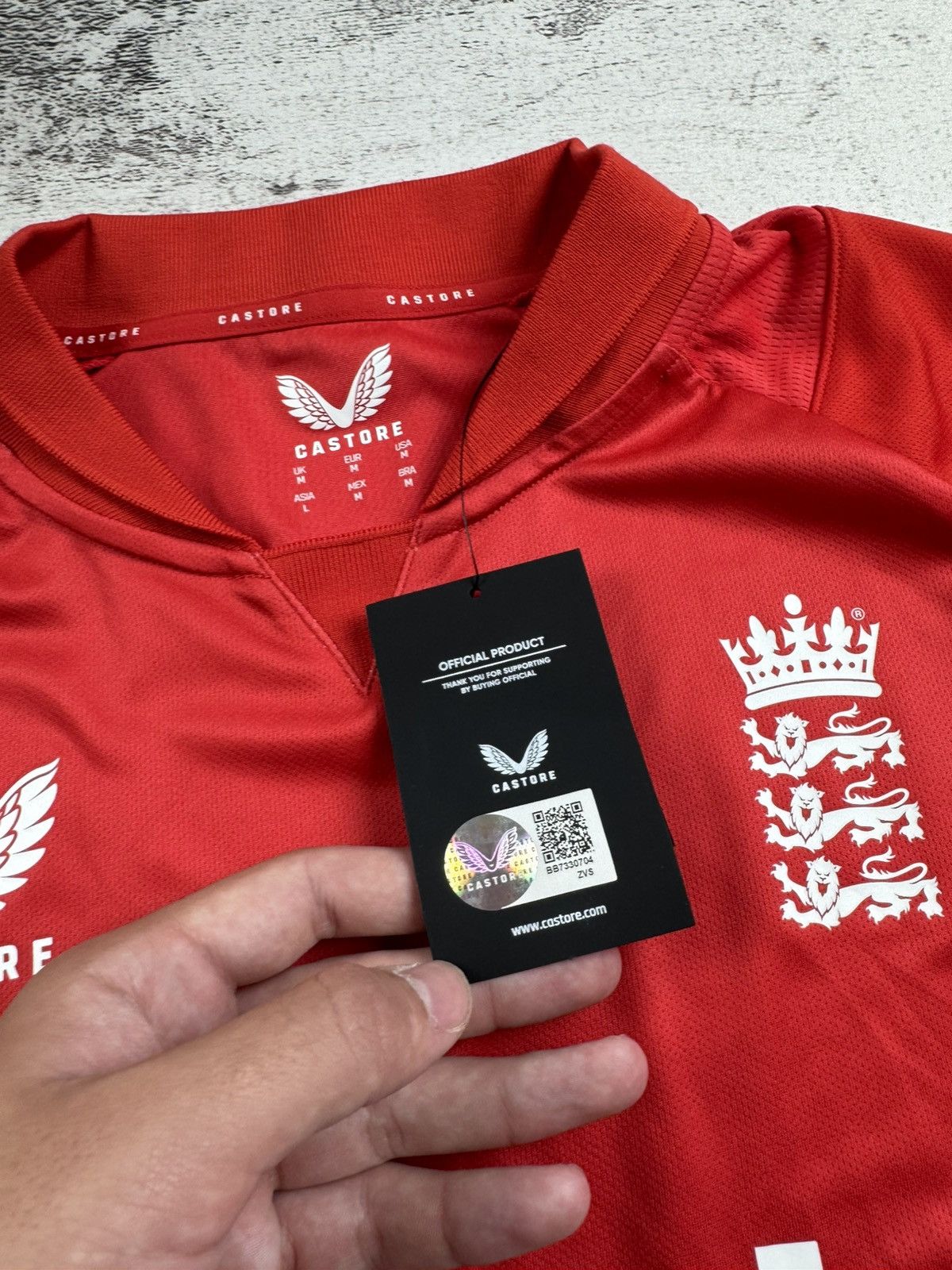Vintage NEW England Cricket 2023 Men’s Medium Memorabilia Long sleeve Jersey T Shirt Tee Size US M / EU 48-50 / 2 - 12 Thumbnail