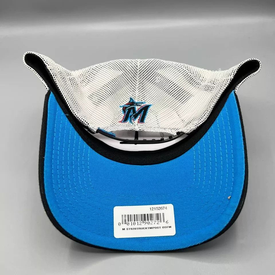 New Era Florida Marlins Trucker Hat Men 9Twenty Snap Back Cap New Size ONE SIZE - 4 Thumbnail