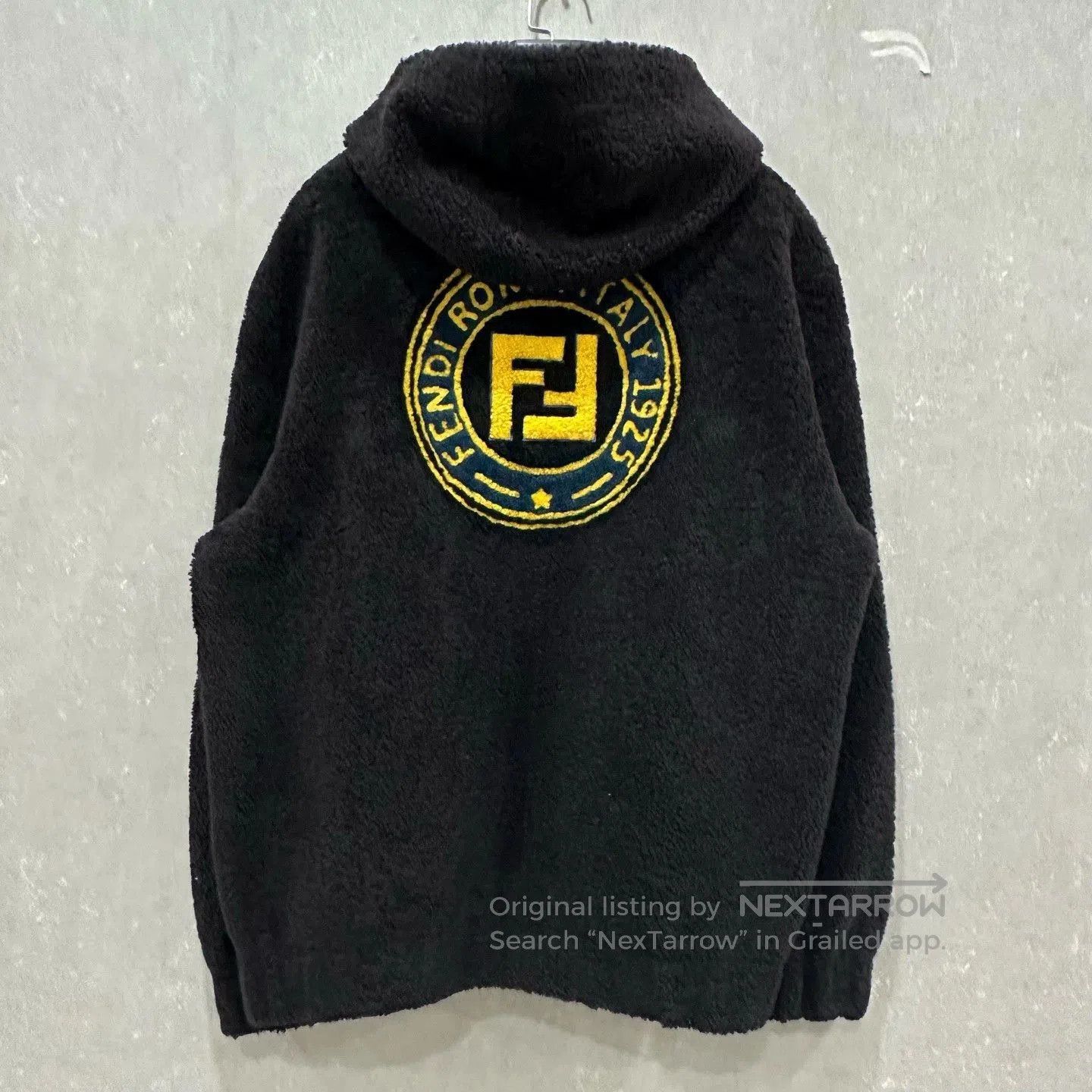Fendi Fendi Shearling Hooded Jacket with Logo. Size US M / EU 48-50 / 2 - 2 Thumbnail