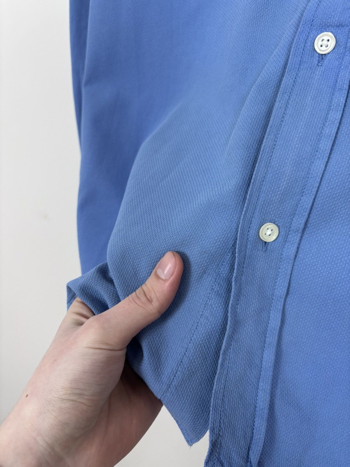 Boggi Boggi Milano Men’s Regular Fit Blue Cotton Button Up Shirt Size US M / EU 48-50 / 2 - 6 Thumbnail