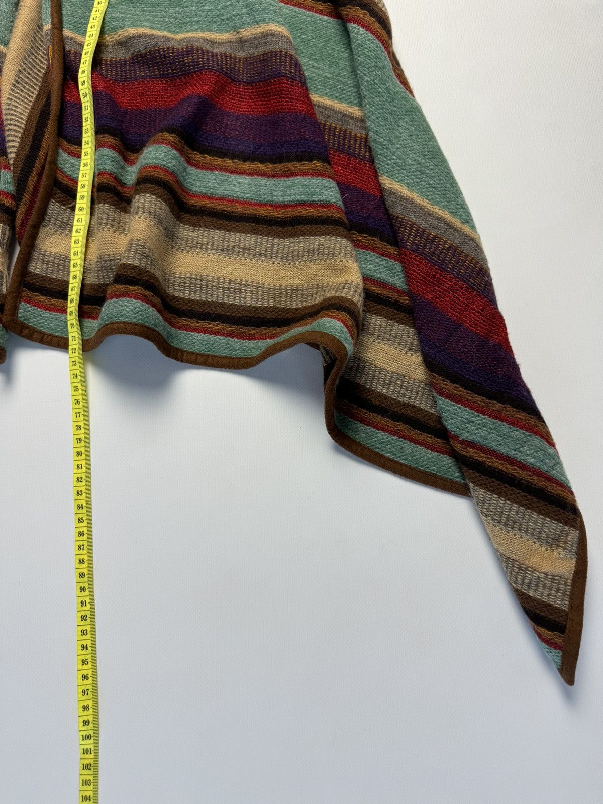 Lauren Ralph Lauren × Vintage Lauren Ralph Lauren Stripes Wool/Linen Cardigan Size S / US 4 / IT 40 - 12 Thumbnail
