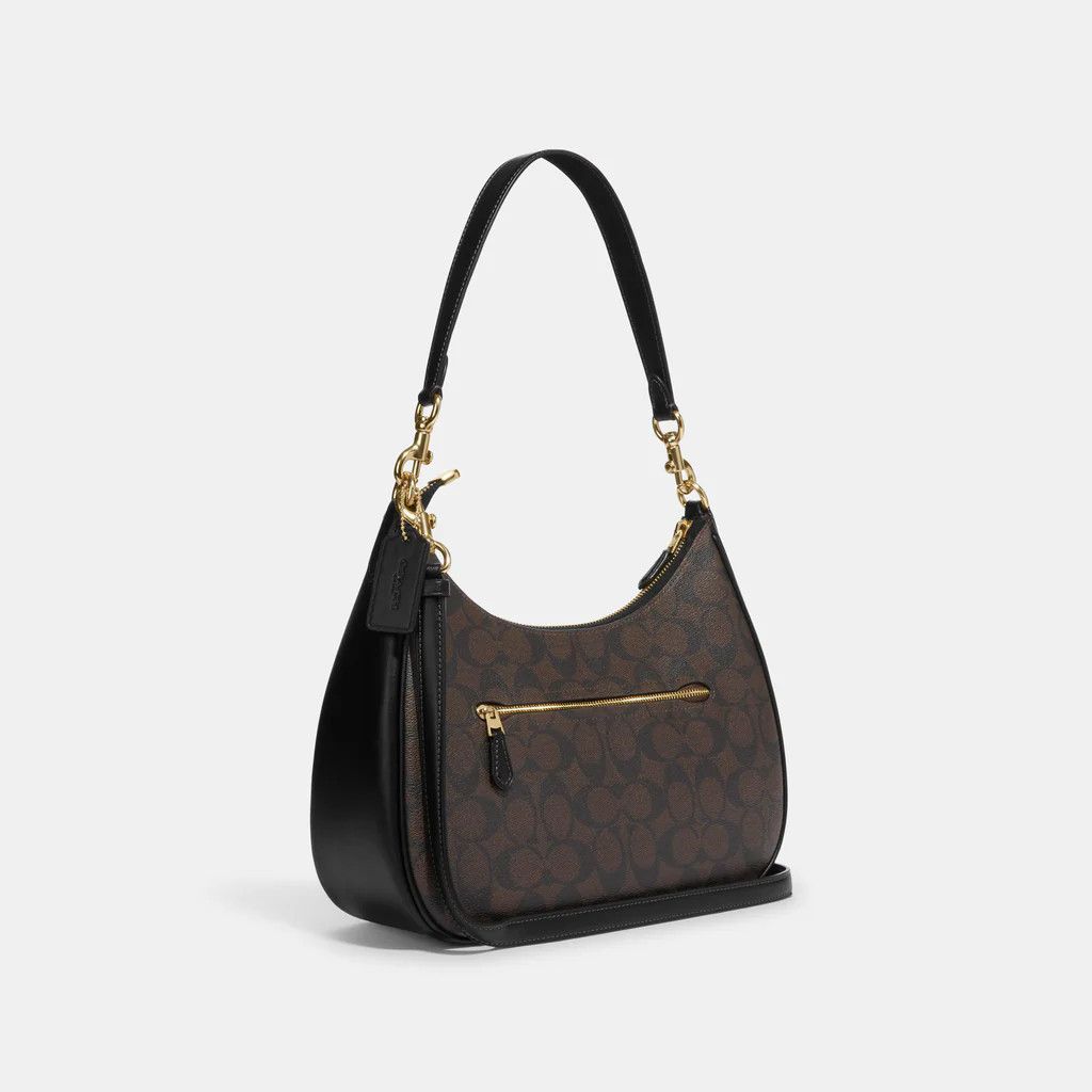Coach NWT Coach Teri Hobo Bag In Signature Canvas CK161 Size ONE SIZE - 5 Thumbnail