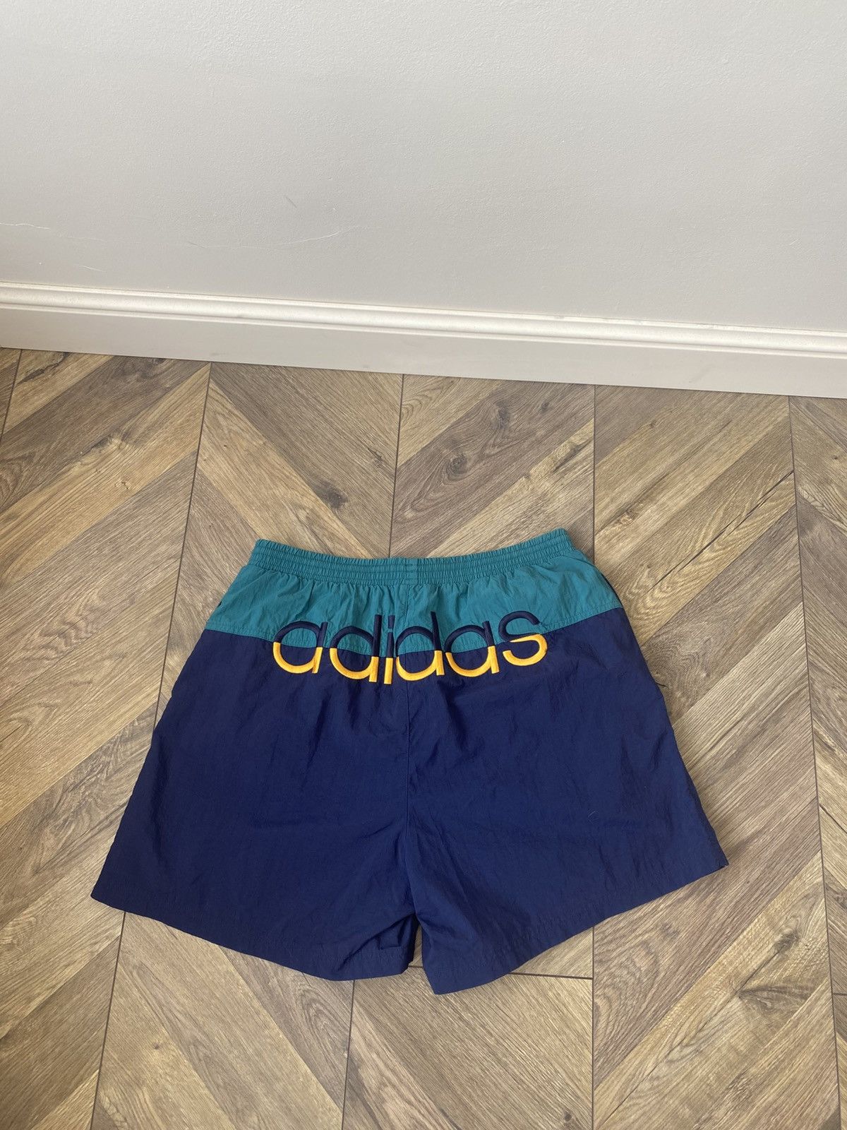 Vintage Adidas Navy Blue Swimwear Swimming Trunks Shorts