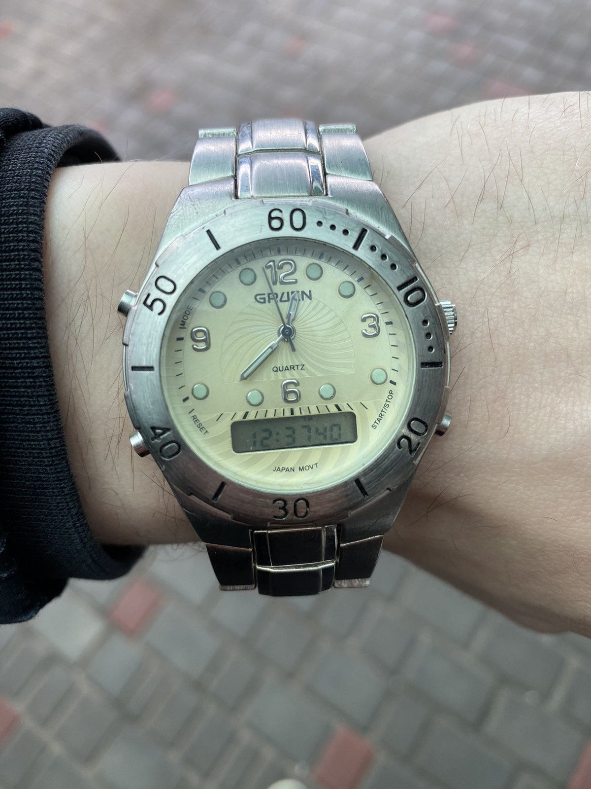 Japanese Brand × Jewelry × Vintage Vintage Gruen Watch Japan - Analog Digital Style Size ONE SIZE - 3 Thumbnail