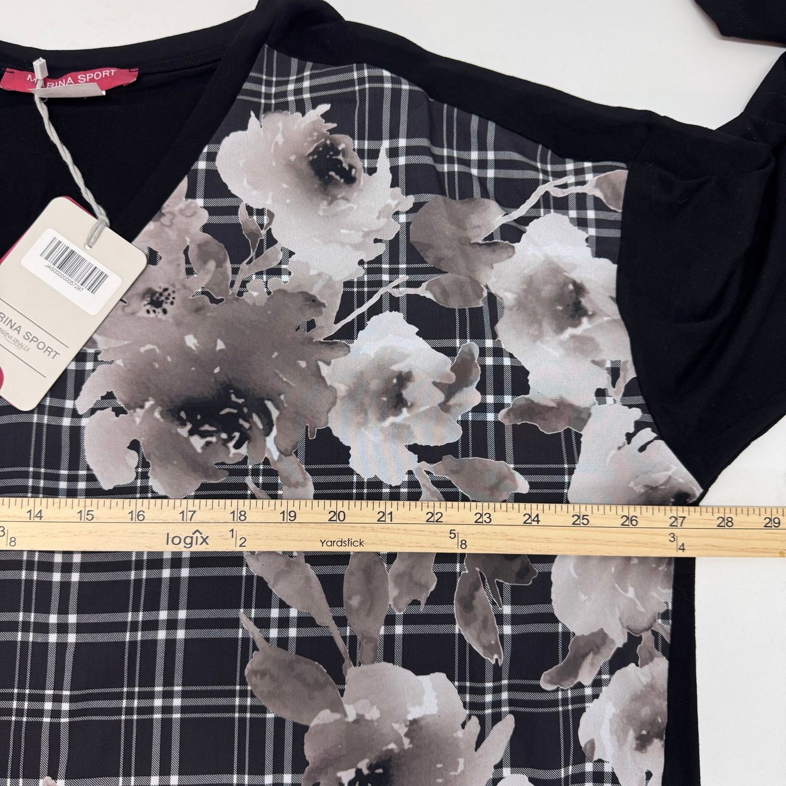 Marina Rinaldi NMarina Rinaldi Mixed Media Floral Blouse Plus Size 20-22 Size 3XL / US 20-22 - 5 Thumbnail