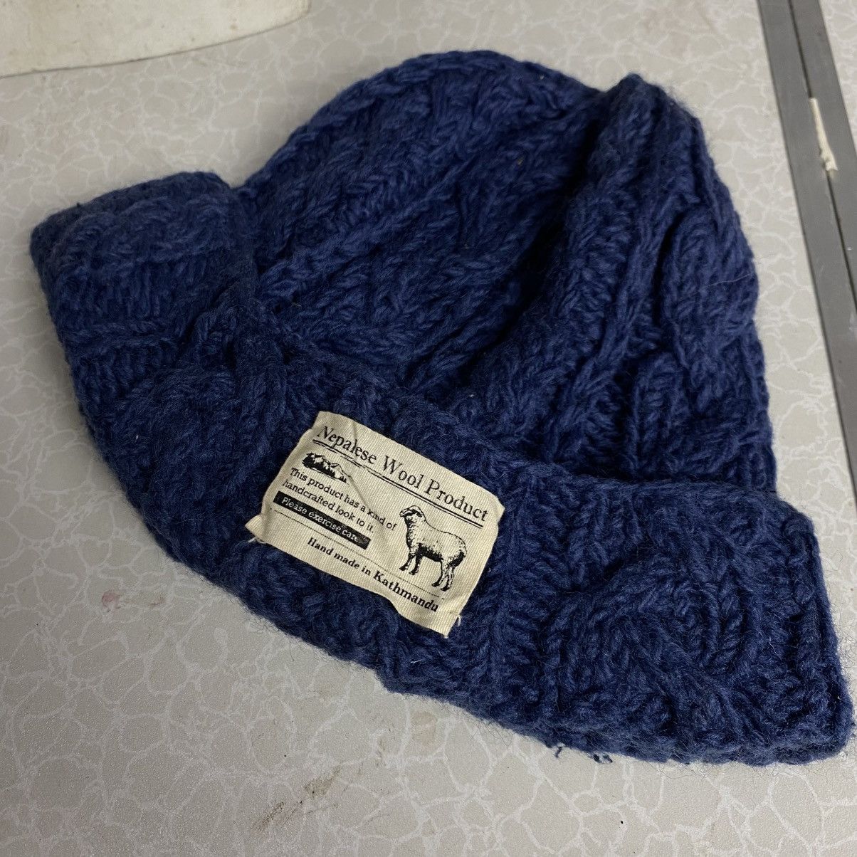 Japanese Brand × Vintage Nepalese wool product knitted beanie hats Size ONE SIZE - 3 Thumbnail