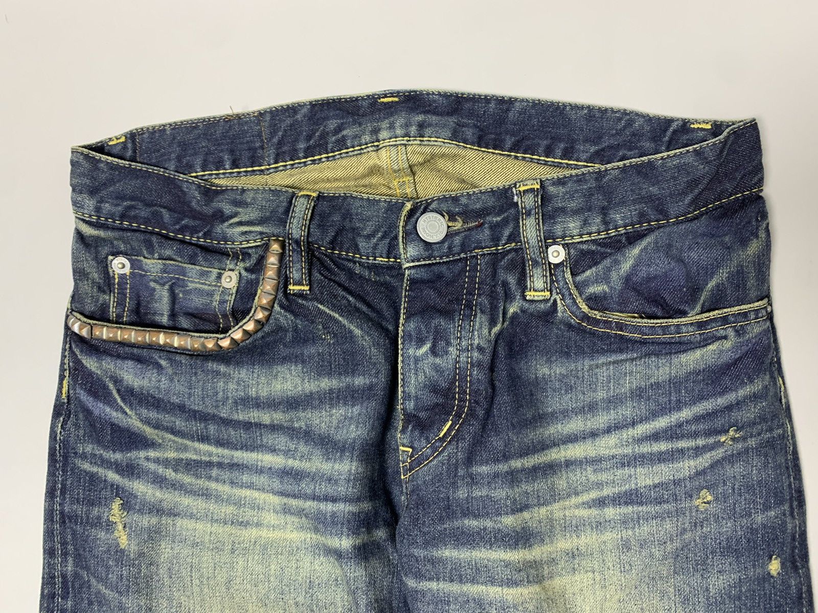 Hysteric Glamour Hysteric Glamour Studded Denim Jeans Size 30" / US 8 / IT 44 - 4 Thumbnail