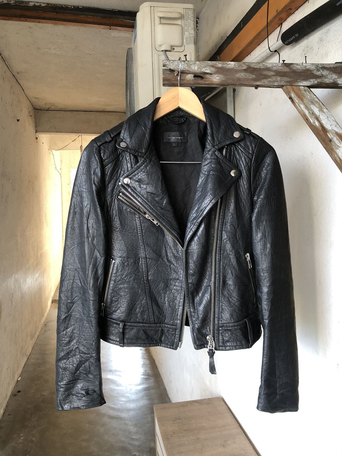 Mackage Mackage Punk Distressed Leather Biker Jacket Size XS / US 0-2 / IT 36-38 - 3 Thumbnail