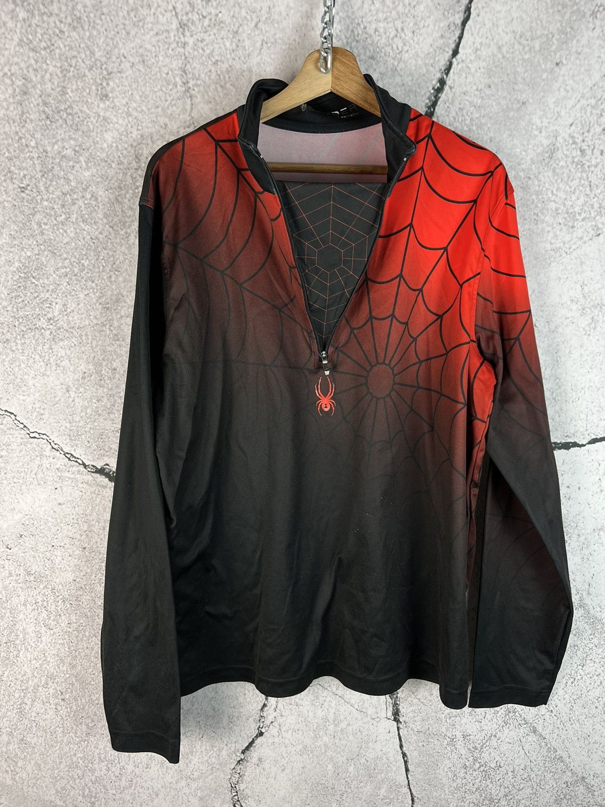 Spyder × Vintage Spyder Fleece Thermo 1/4 Zip Pullover Sweater red Size US L / EU 52-54 / 3 - 1 Thumbnail