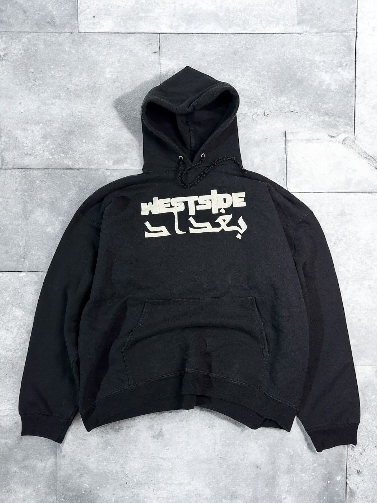 Rap Tees West Coast arabic y2k 90s vintage hoodie swag boxy print rap Size US XL / EU 56 / 4 - 1 Thumbnail