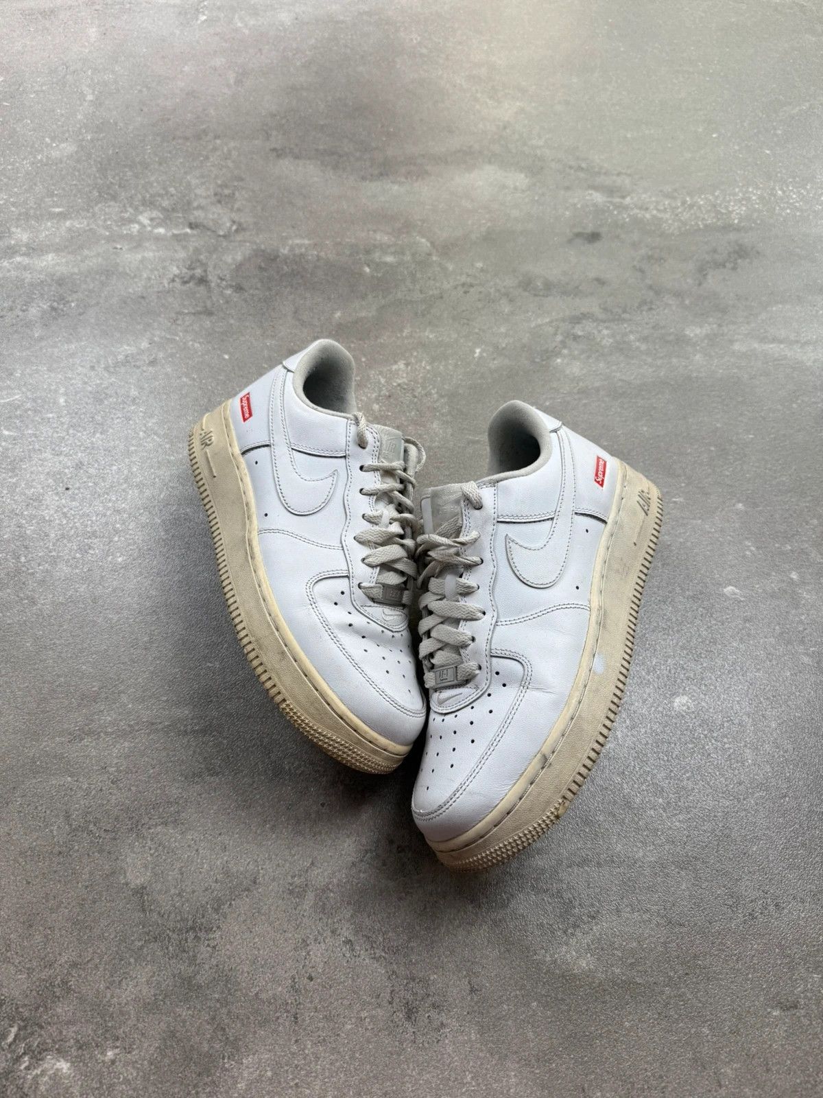 Nike Nike x Supreme Air Force 1 basket shoes sneakers street wear Size US 6.5 / IT 36.5 - 1 Thumbnail