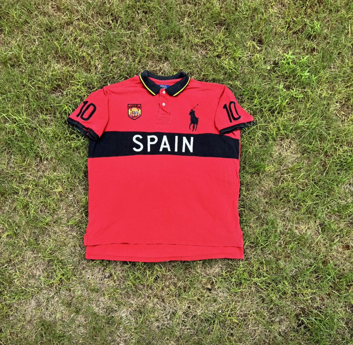 Polo Ralph Lauren Polo Ralph Lauren Spain #10 Big Pony Polo Shirt Chief Size US XXL / EU 58 / 5 - 1 Thumbnail