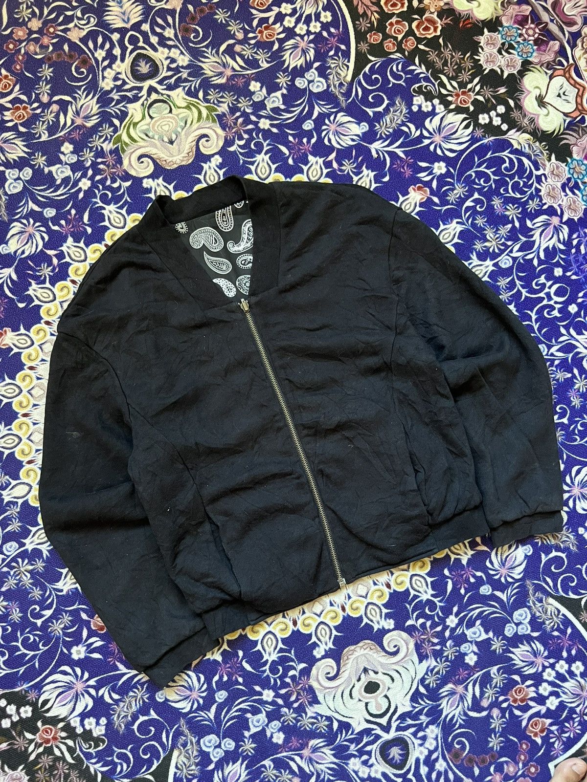 MOUSSY Moussy Reversible Paisley Print Bomber Jacket Vintage Size M / US 6-8 / IT 42-44 - 11 Thumbnail