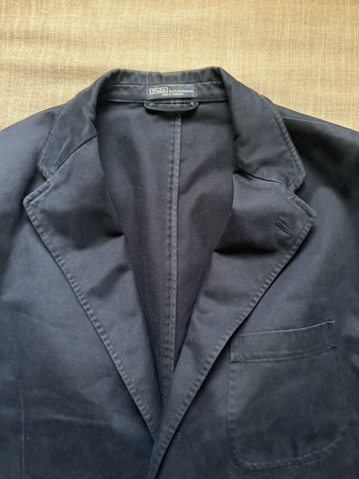 Polo Ralph Lauren Polo by Ralph Lauren Vintage Cotton Unconstructed Jacket Size 44L - 3 Thumbnail