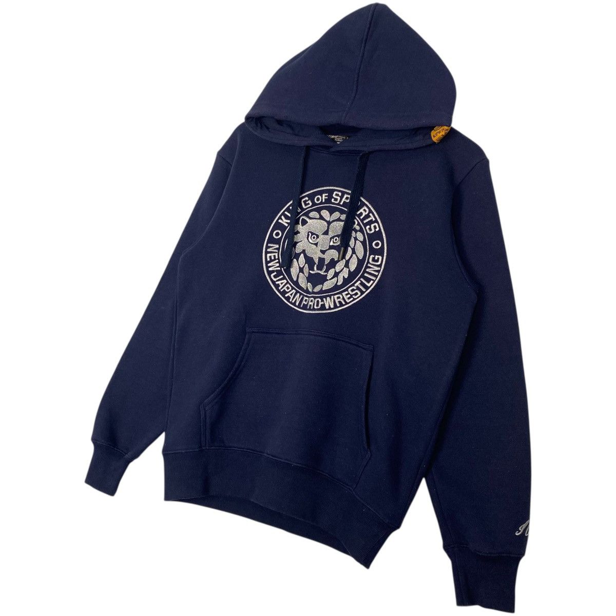 Vintage Vintage New Japan Pro Wrestling Hoodie Sweatshirt Big Logo Size US M / EU 48-50 / 2 - 2 Thumbnail
