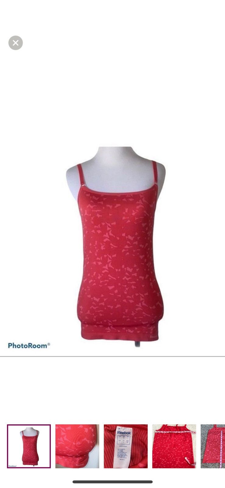 Reebok Reebok large seamless athletic tank top Size L / US 10 / IT 46 - 1 Thumbnail