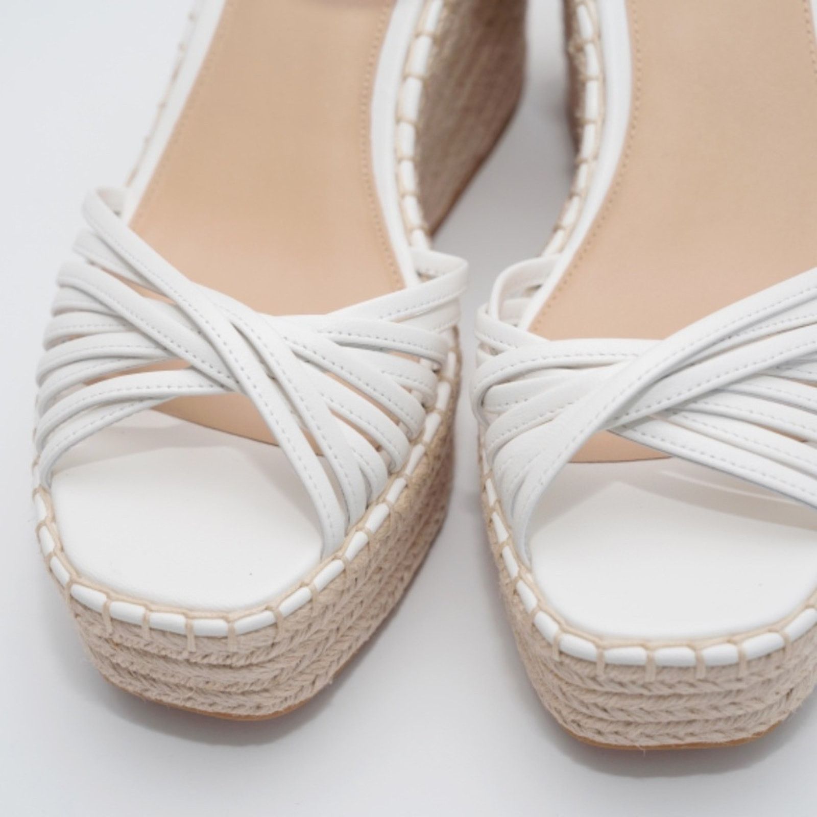 Veronica Beard Veronica Beard. Ravina Ankle Strap Espadrille Wedge Sandals Size US 10 / IT 40 - 4 Thumbnail