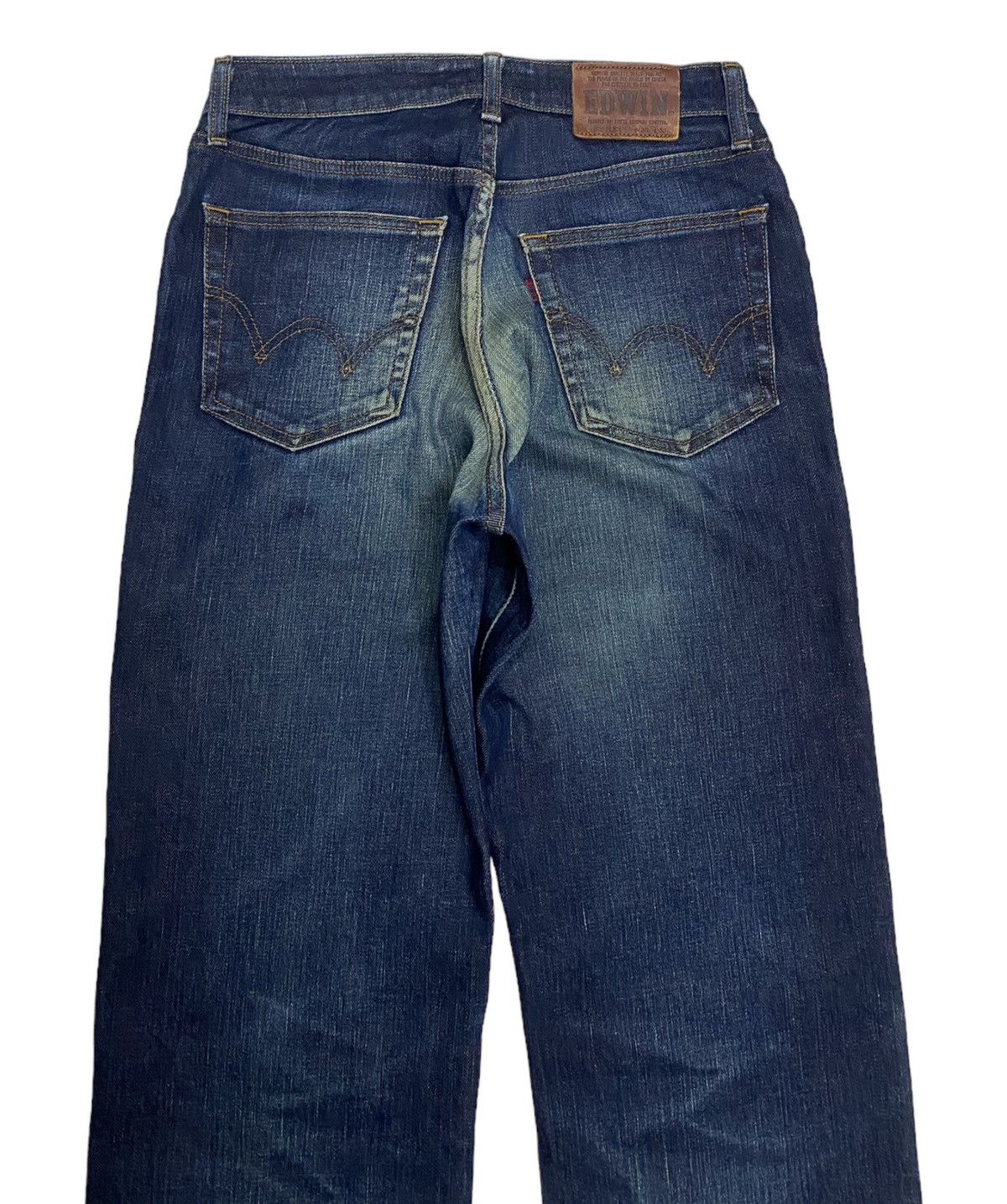 Edwin EDWIN 13oz 503 FLEX DISTRESSED DENIM JEANS JAPAN Size US 30 / EU 46 - 4 Thumbnail
