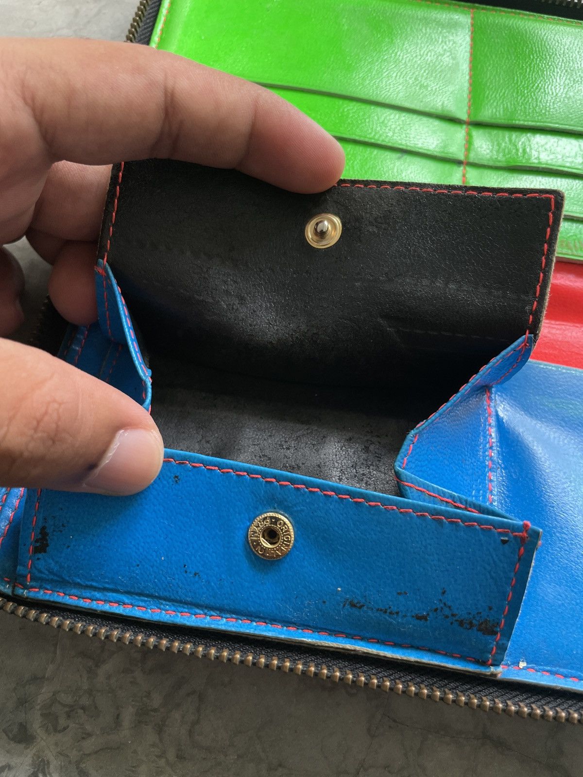 Comme des Garcons × Designer × Rei Kawakubo Multicolour Long Wallet COMME des GARCONS Made in Spain Size ONE SIZE - 4 Thumbnail
