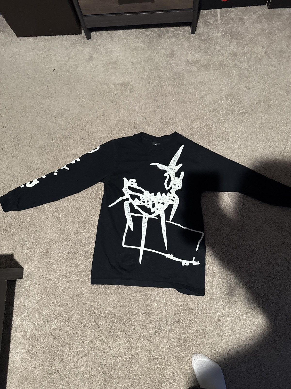 Travis Scott Travis Scott Barbed Wire Long Sleeve Tee Black Size US S / EU 44-46 / 1 - 1 Thumbnail