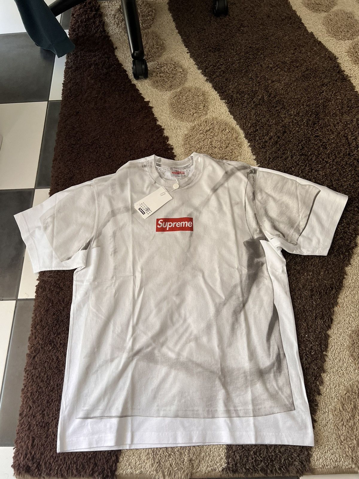 Supreme Supreme X MM6 box logo tee | Grailed