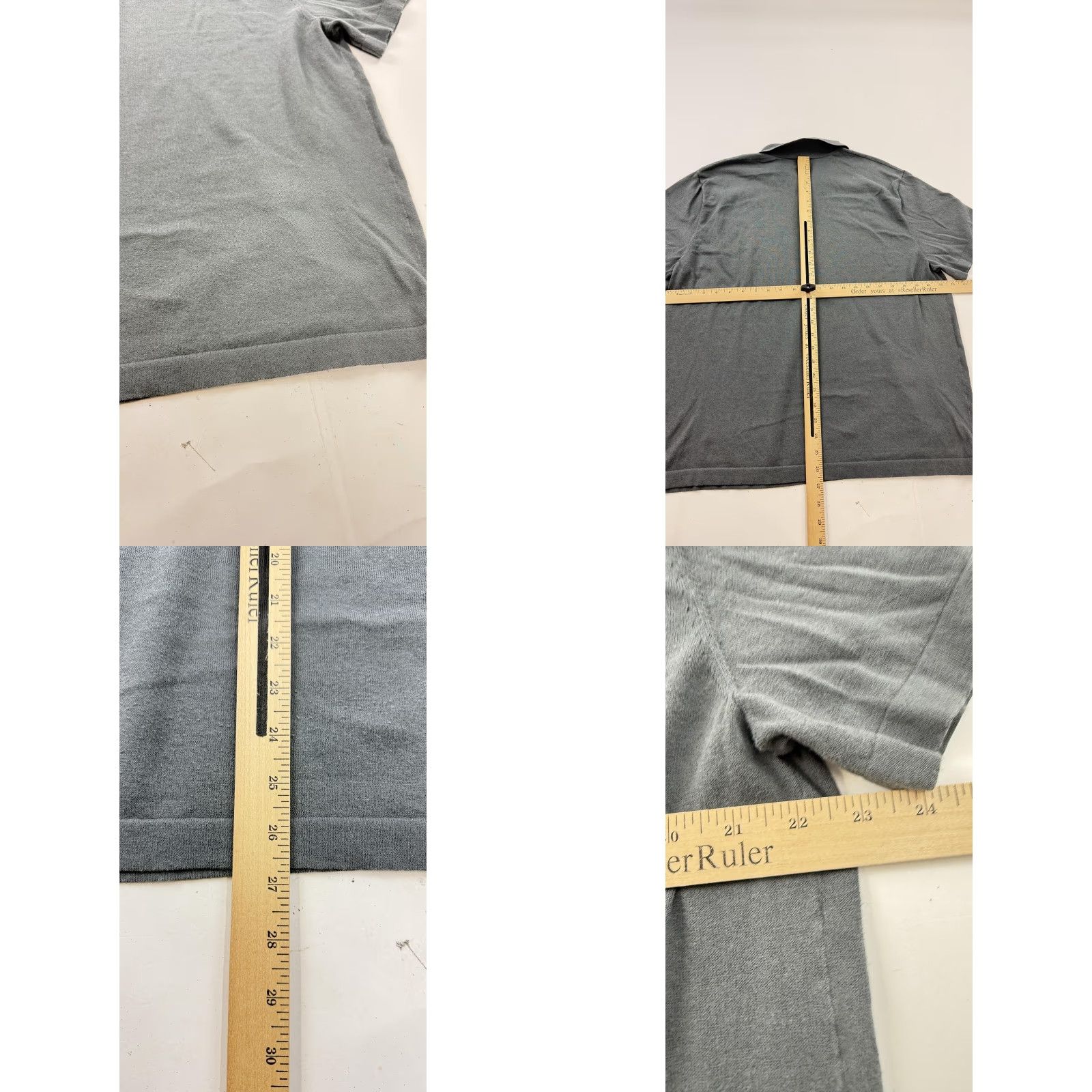 James Perse James Perse Polo Shirt Mens 2XL Gray Jersey Cotton Blend Casual Short Sleeve Shirt Mens 2XL Gray Polo Size US XXL / EU 58 / 5 - 8 Thumbnail