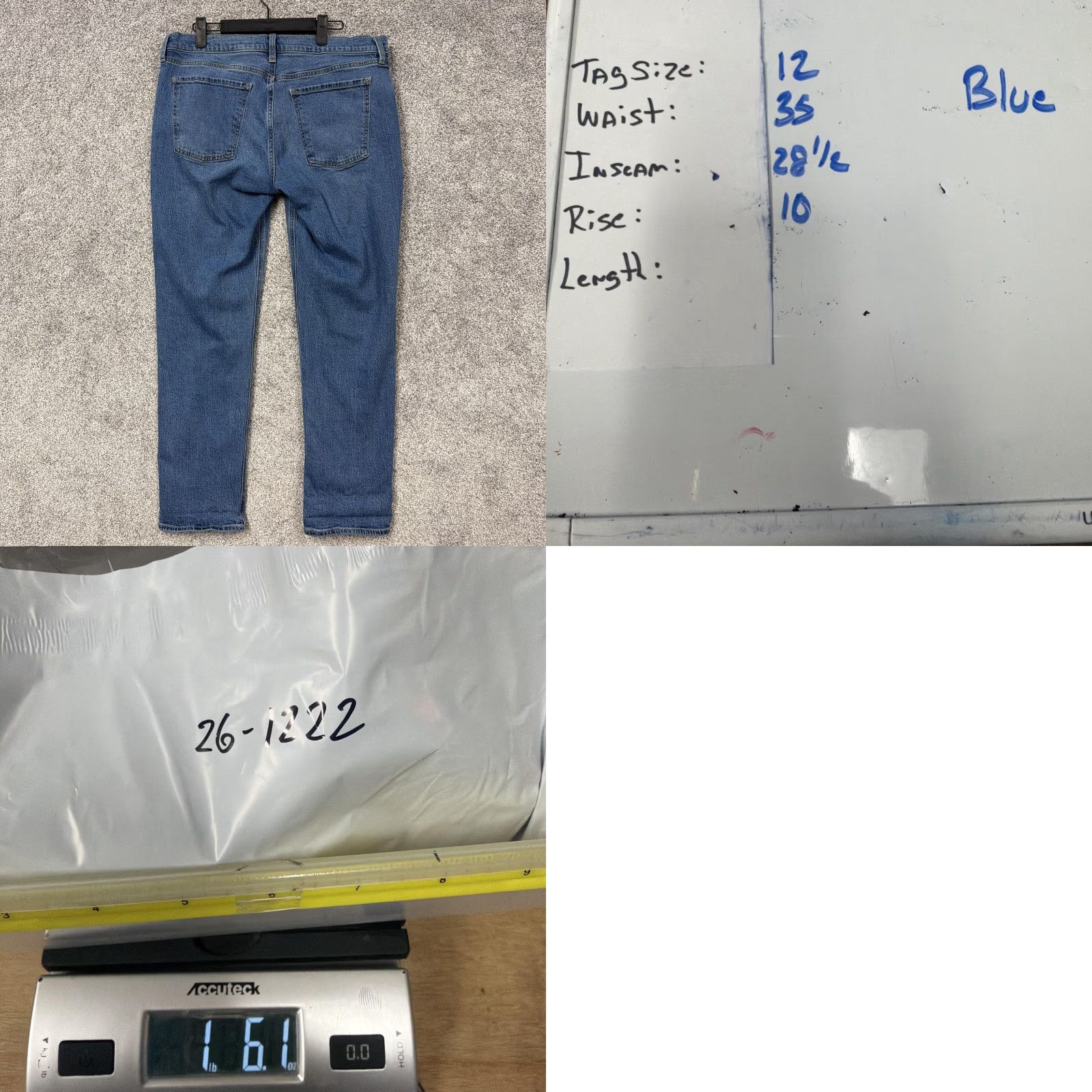 Old Navy Old Navy Jeans Womens Size 12 WOW Boyfriend Mid Rise 35 in Inseam 28.5 in Blue Denim Stretch Pocket Casual Modern Regular Tapered Halloween? Size 34" / US 12 / IT 48 - 9 Thumbnail