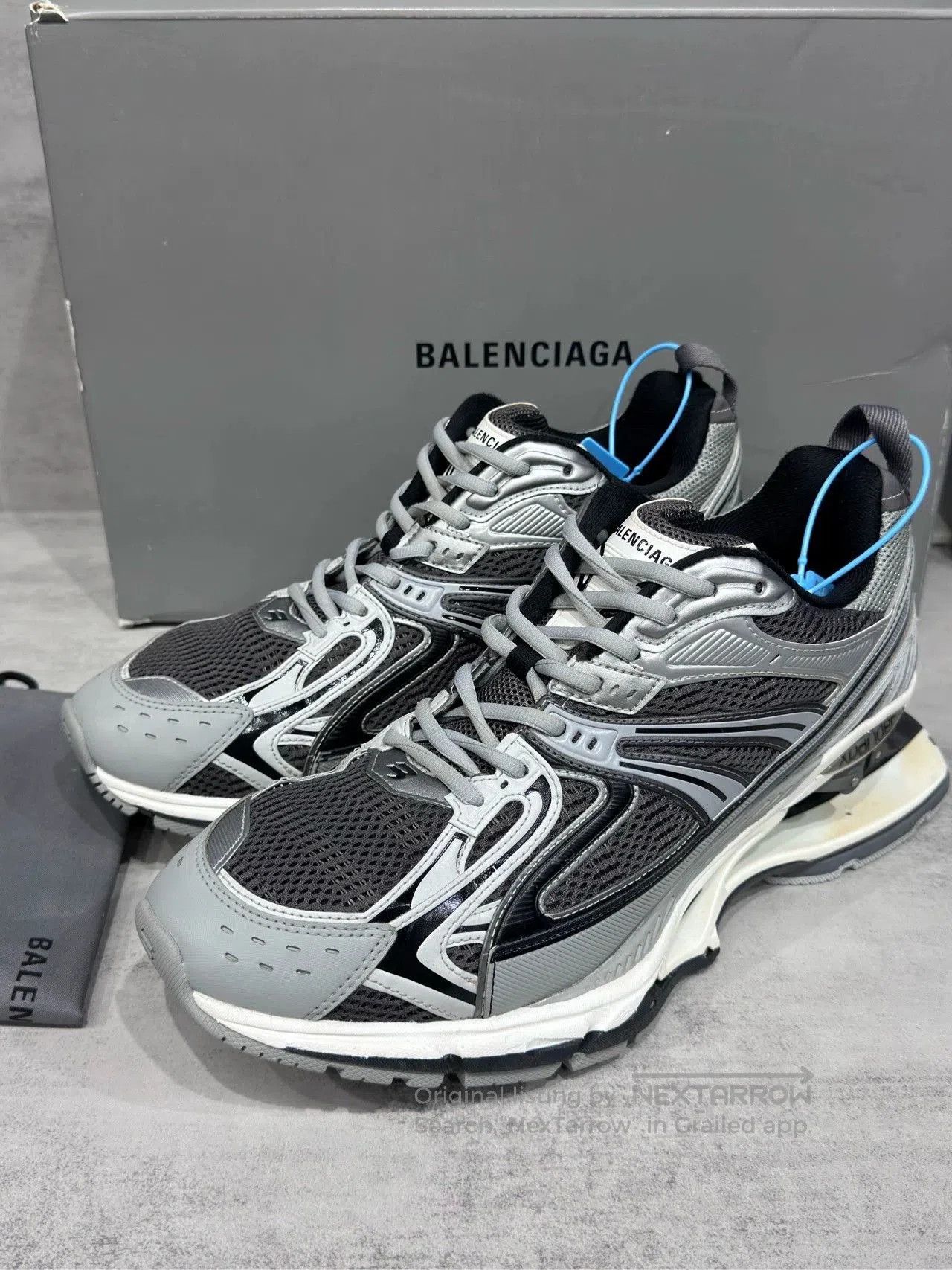 Balenciaga Balenciaga X-PANDER Distressed Sneakers. Size US 12 / EU 45 - 1 Thumbnail