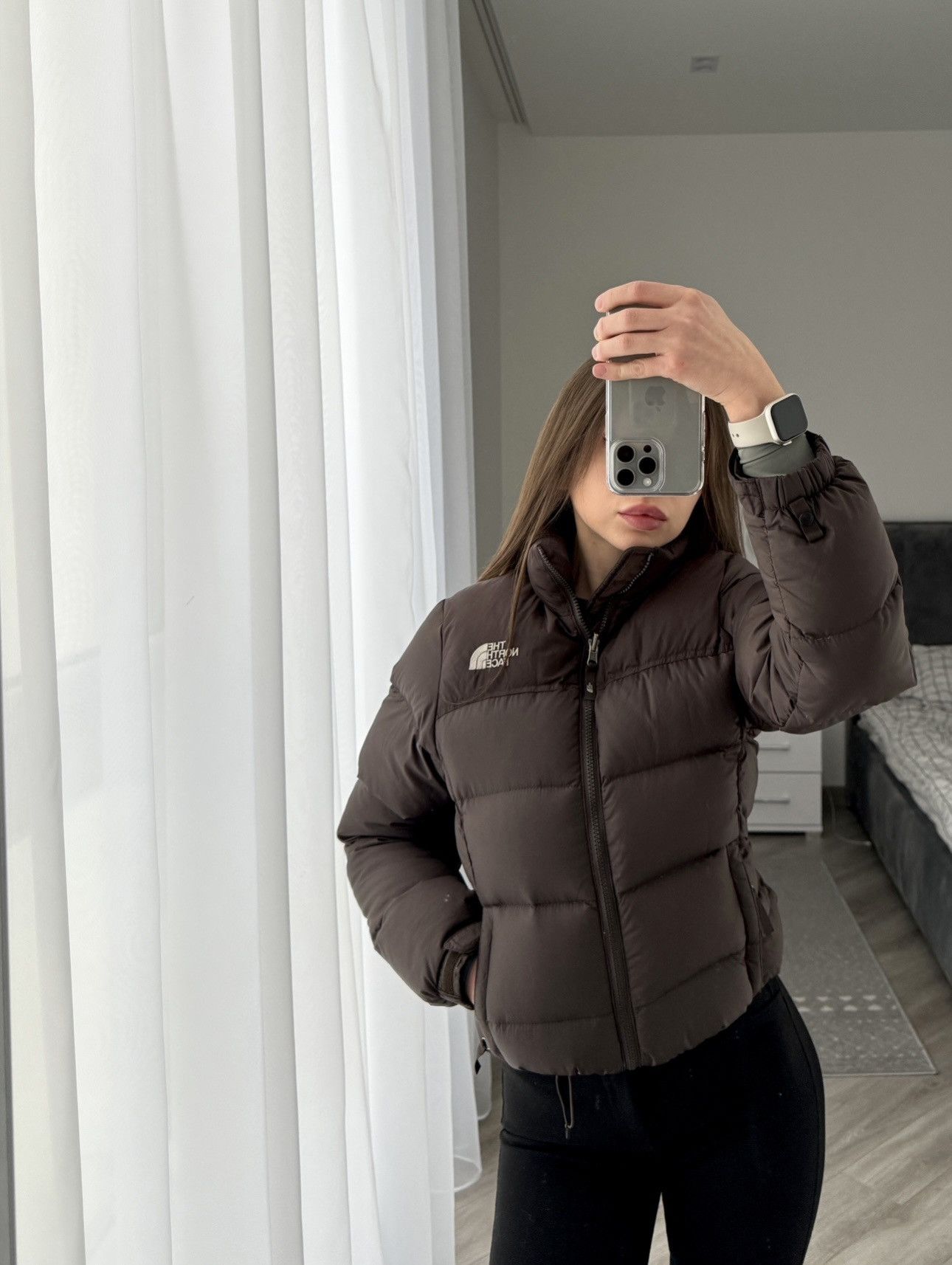 The North Face Retro Brown Nuptse 700 Puffer Jacket