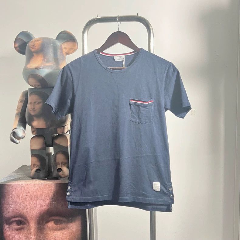 Thom Browne Thom Browne Pocket striped short sleeves Size US S / EU 44-46 / 1 - 1 Thumbnail