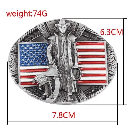 Designer Crazy Vintage Belt Riveted Belts Menswear Accessories Size ONE SIZE - 3 Thumbnail