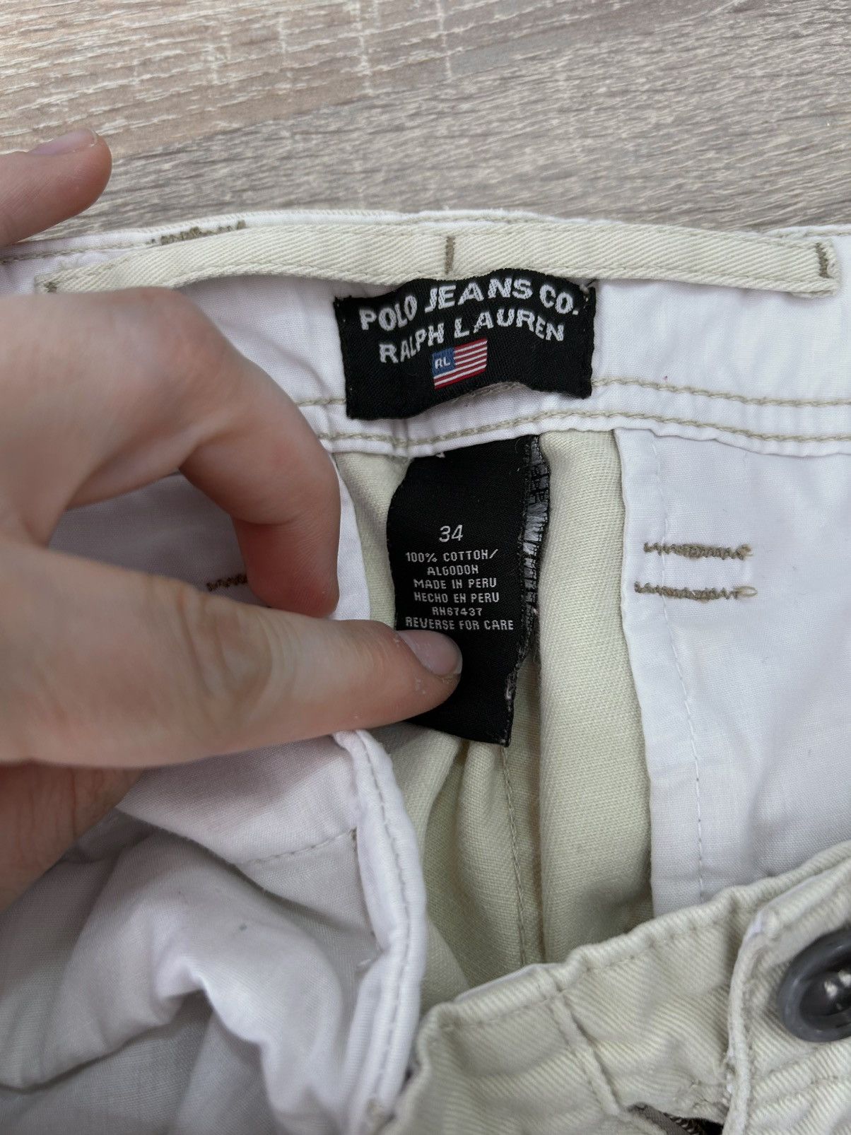 Vintage 90s Polo Cargo shorts Size US 32 / EU 48 - 5 Thumbnail