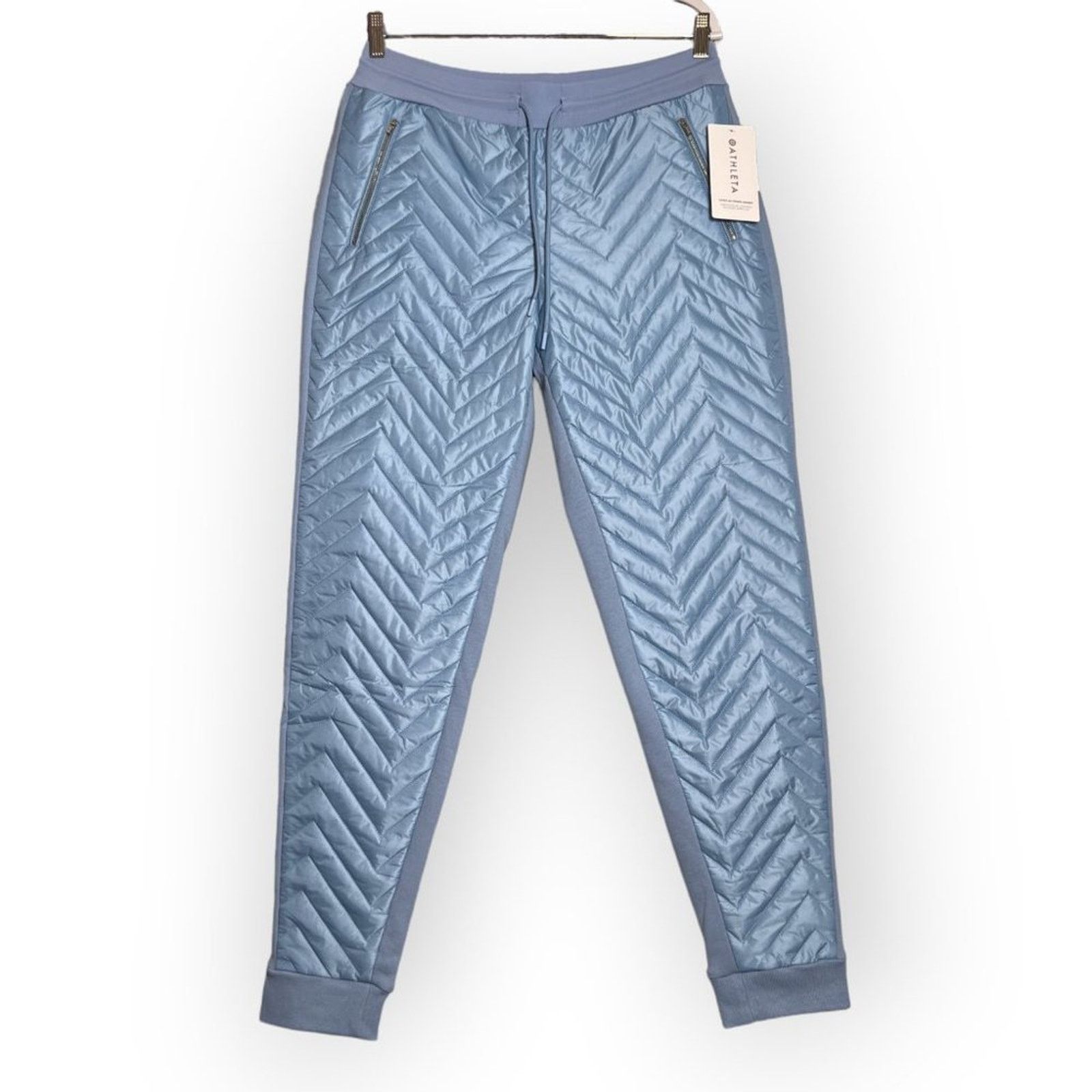Athleta Athleta Apres Ski Down Jogger Heron Blue NWT Size 12 Size 34" / US 12 / IT 48 - 3 Thumbnail
