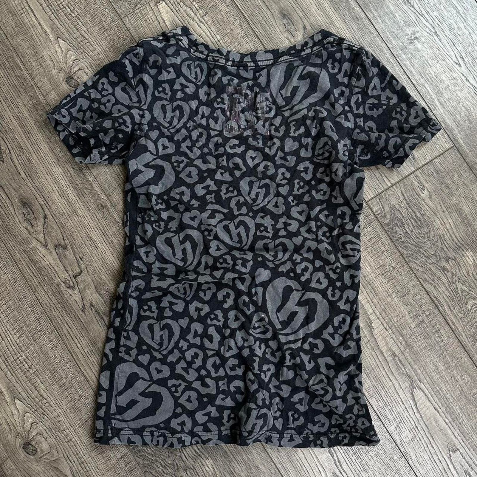 Vintage Beautiful vintage 00s y2k black cheetah shirt Size M / US 6-8 / IT 42-44 - 4 Thumbnail