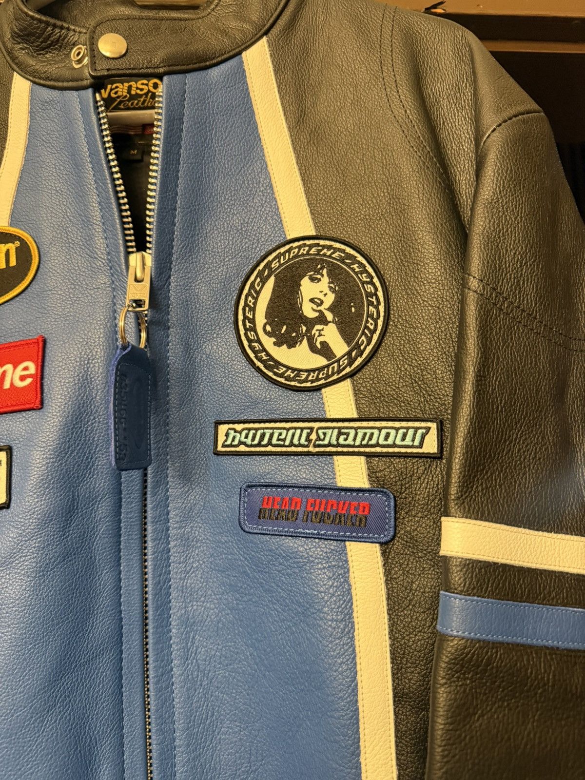 Supreme × Vanson Leathers Supreme Hysteric Glamour Vanson Leather Jacket Size MEDIUM Size US M / EU 48-50 / 2 - 4 Thumbnail