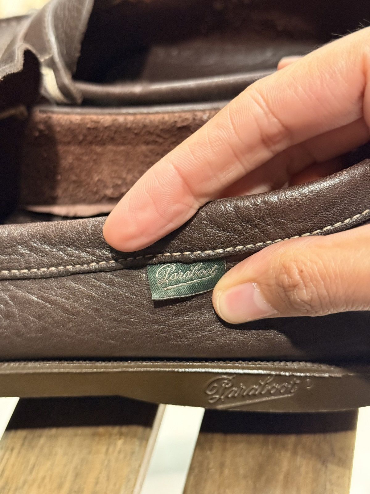 Paraboot Paraboot Loafer- Dark Brown Men's 6.5 UK Size US 6.5 / EU 39-40 - 3 Thumbnail