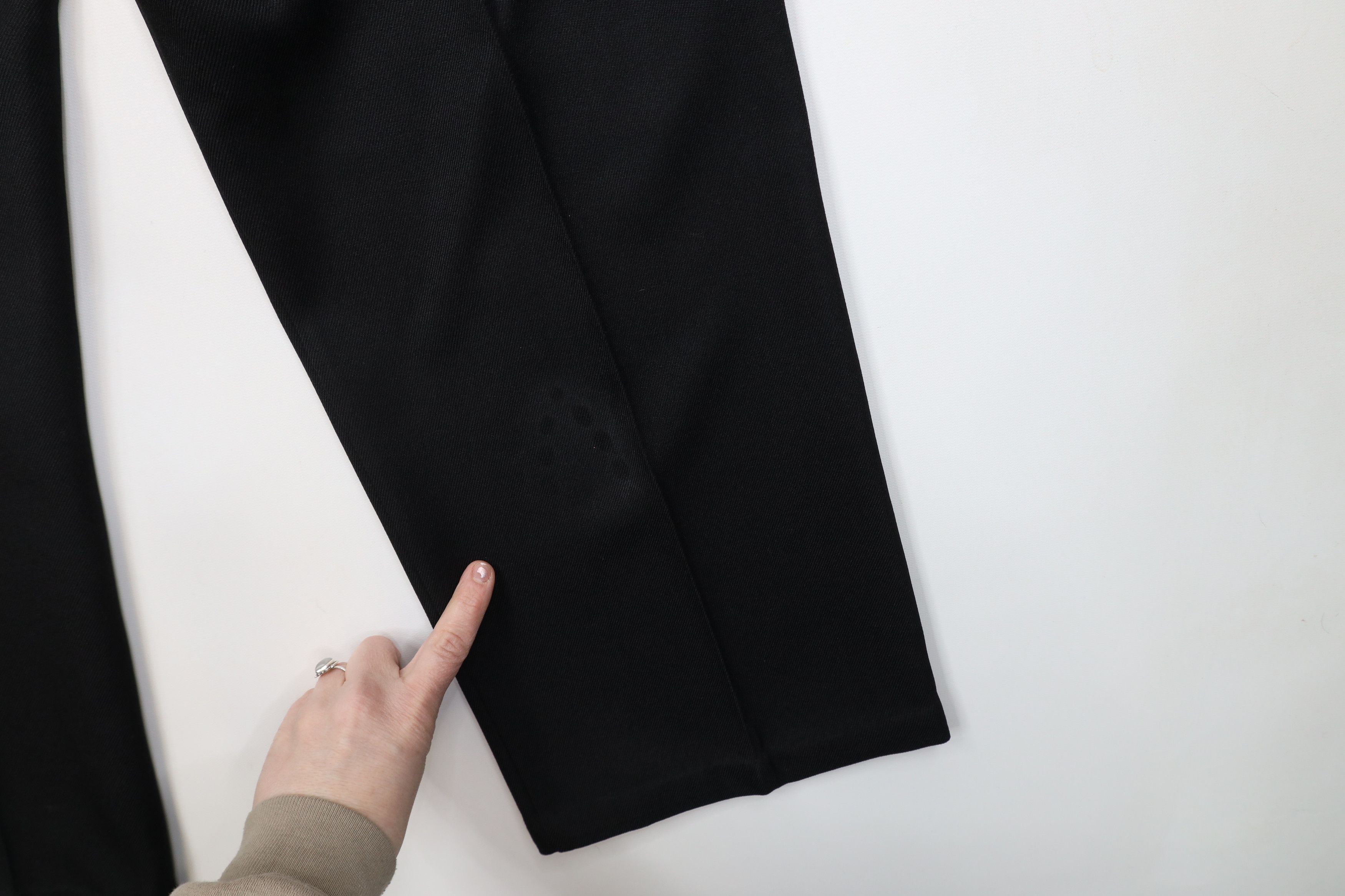 Vintage Vintage 90s Streetwear Flared Wide Leg Chino Pants Black Size US 36 / EU 52 - 8 Thumbnail