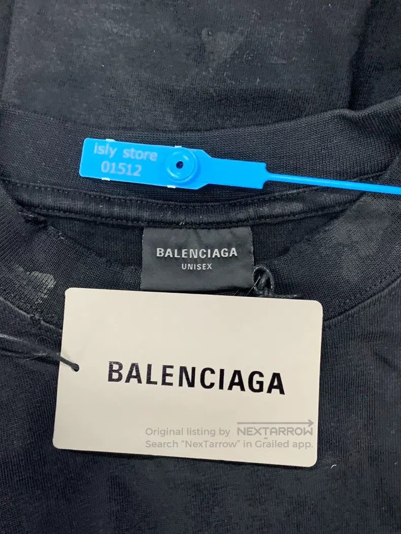Balenciaga Balenciaga Letter pattern printed round neck short-sleeve Size US M / EU 48-50 / 2 - 5 Thumbnail