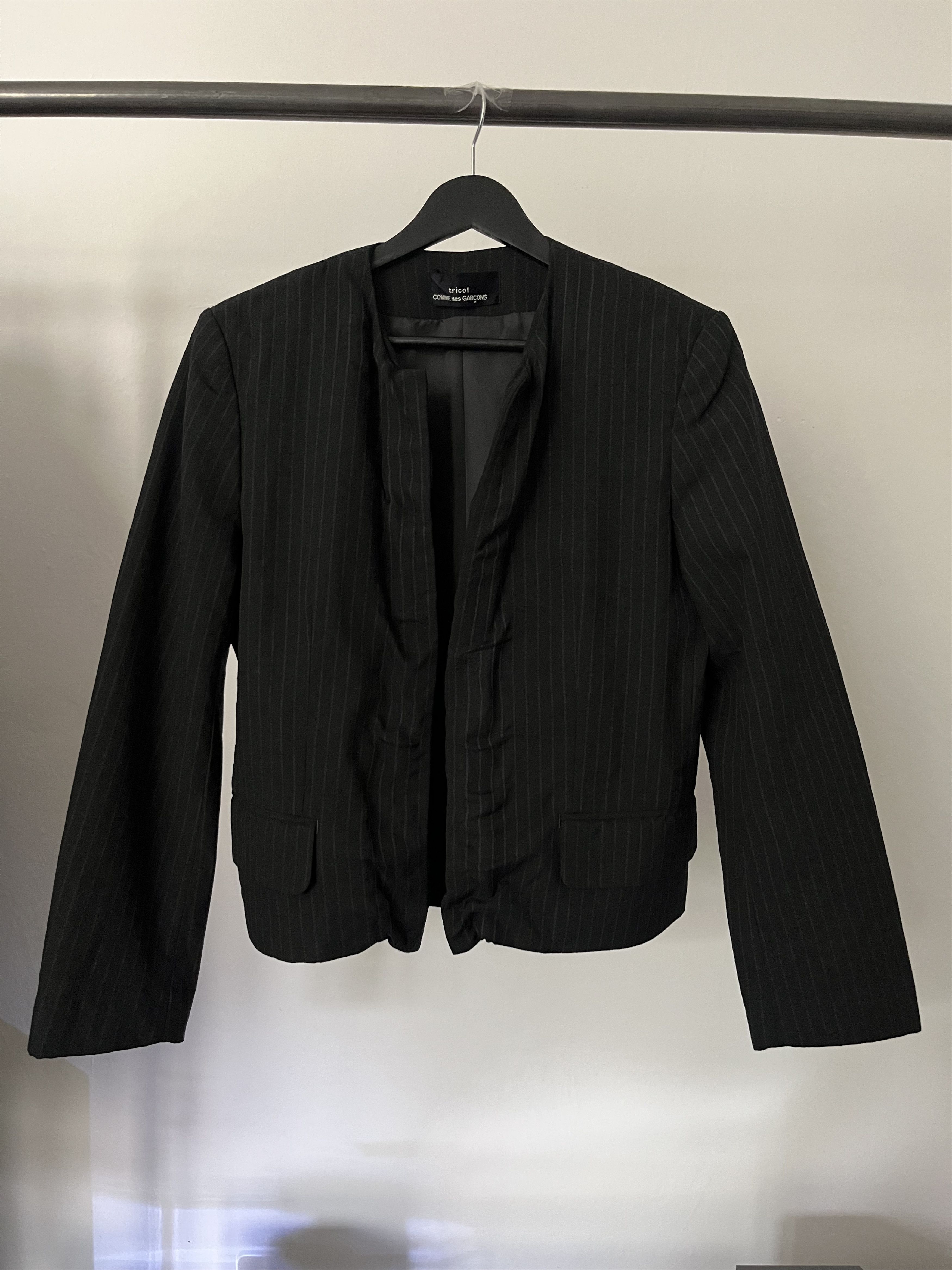 COMME des GARÇONS tricot ジャケット tricot COMME des GARCONS Nylon Back Belted Piping Jacket