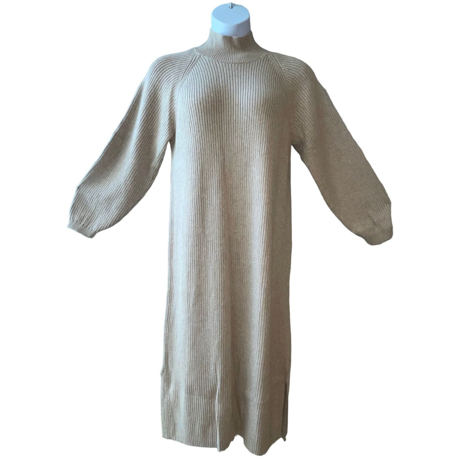 & Other Stories & Other Stories Rib Knit Bell Sleeve Sweater Dress Size Med Size M / US 6-8 / IT 42-44 - 7 Thumbnail