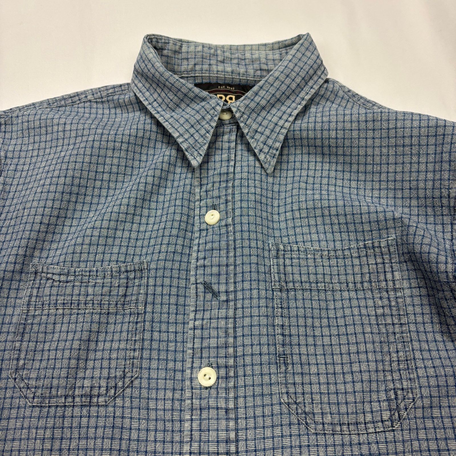 RRL Ralph Lauren RRL Double RL Ralph Lauren Plaid Button Up Chin Strap Shirt Size US XS / EU 42 / 0 - 6 Thumbnail