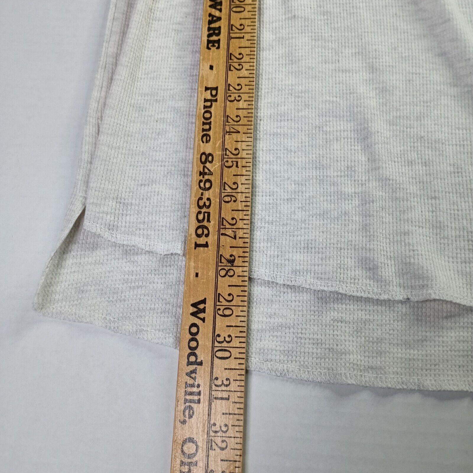Ecko Unltd. Ecko Unltd Thermal Waffle Knit Shirt Men's M Oatmeal Heather Size US M / EU 48-50 / 2 - 6 Thumbnail