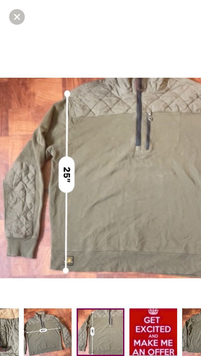 Polo Ralph Lauren Polo Ralph Lauren Vintage Men’s Quilted Quarter Zip XL Size US XL / EU 56 / 4 - 12 Thumbnail