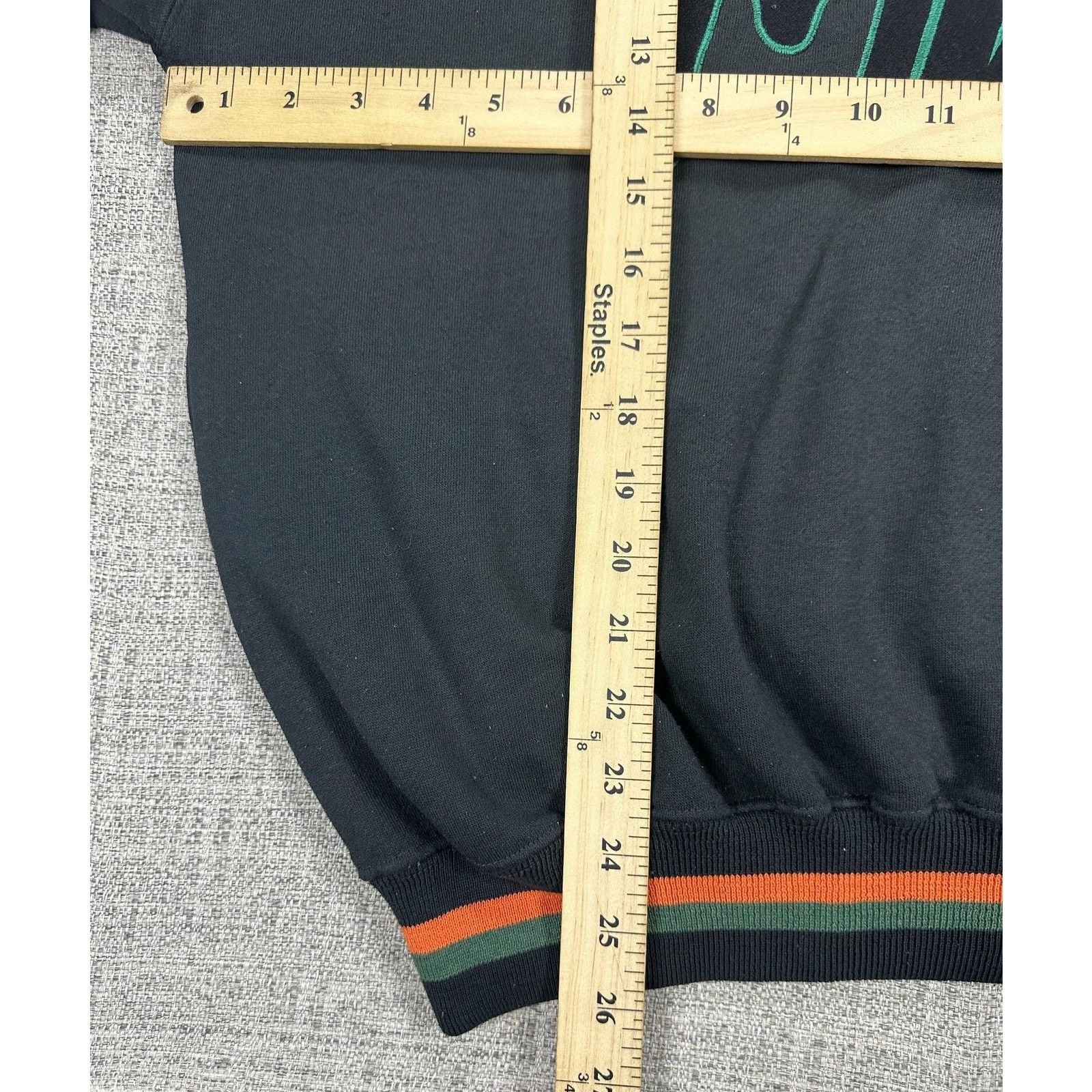 Starter Miami Hurricanes Hoodie Sweatshirt Sz L Football Starter 90s Size US L / EU 52-54 / 3 - 3 Thumbnail